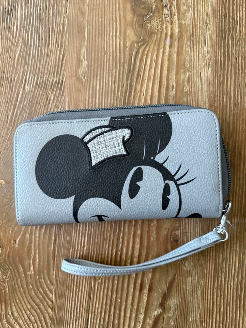 Disney Gray & Black Mickey Wristlet Clutch
